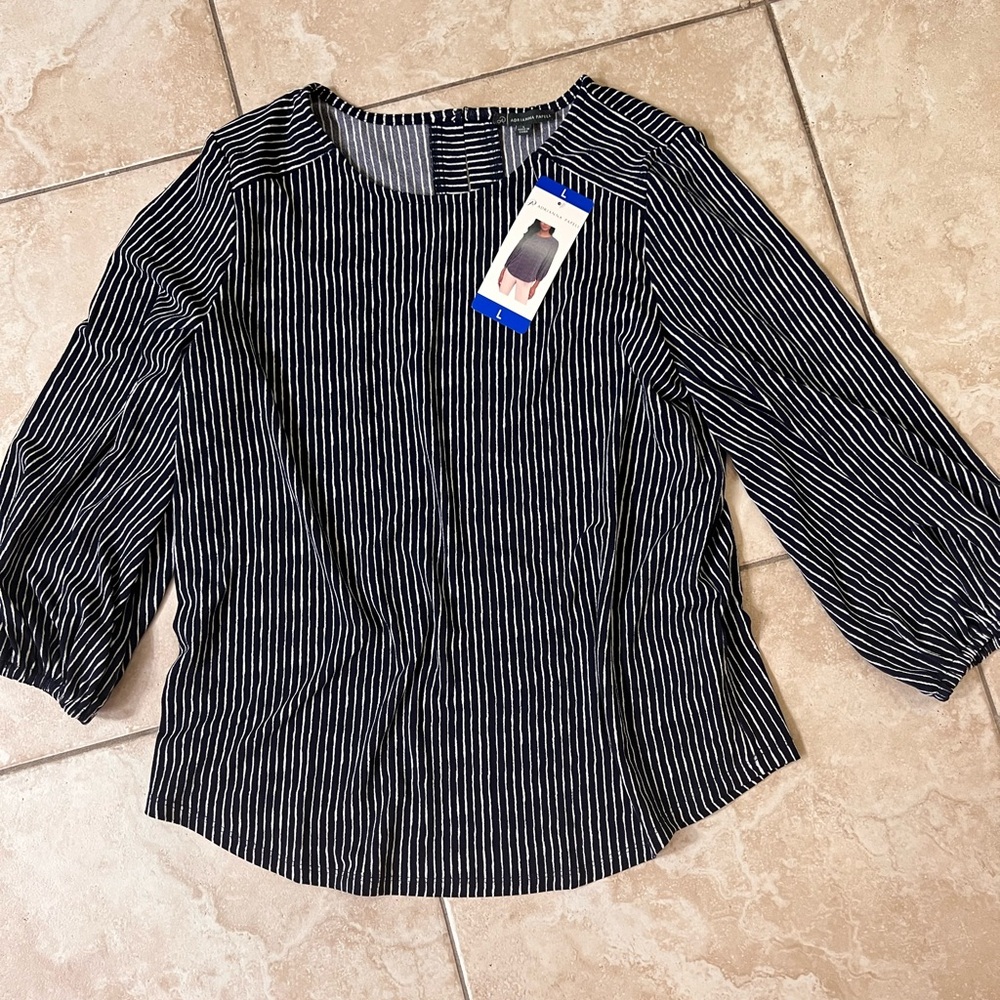 Adrianna Papell Puff Sleeve Blouse